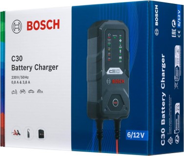Car battery charger - BOSCH C30, 6/12V (0189911030)