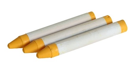 Yellow CRAYON, 1pcs.