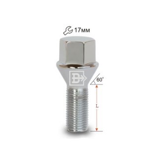 Conical bolt  M12X1.5X35/55/SW17