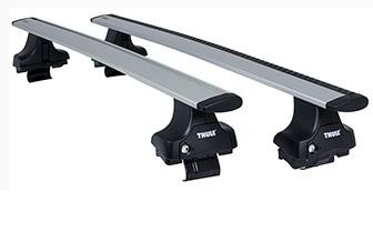 Roof rack set THULE SQUAREBAR-754-762-1625 (normal roof)