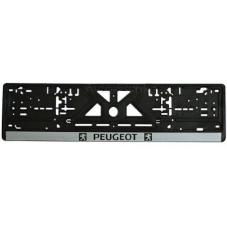 Plate number holder - Peugeot