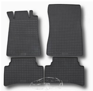 Rubber floor mats set Mercedes C-klasa W202 (1993-2001)