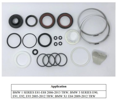 Steering rack repair kit BMW 1-series E81-E88 (2006-2013); 3-series E90/E91/E92/E93; X1 E84 (2009-2012)