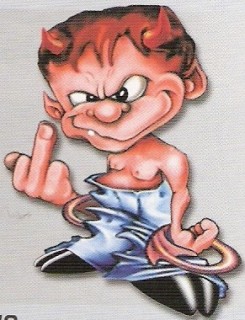 Car sticker "Finger''