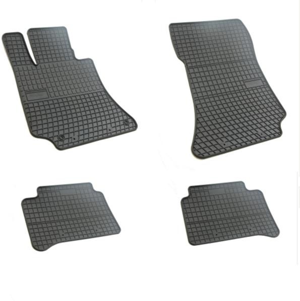 Rubber floor mat set Mercedes-Benz C-class (W204)/ E-class (W212)/ CLS (W218) 