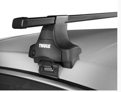 Roof rack set THULE SQUAREBAR-754-762-1651 (normal roof)