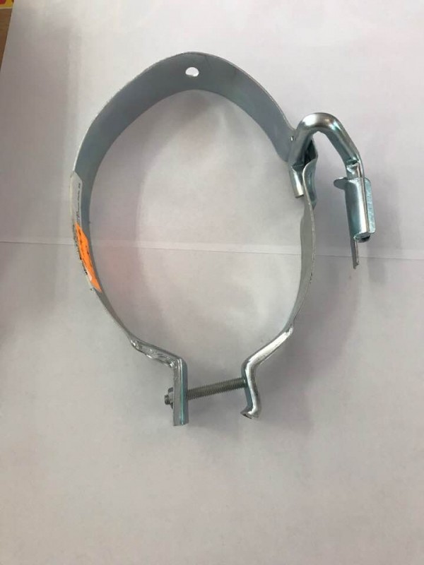 Clamp exhaust fitting to body, ∅95-115mm