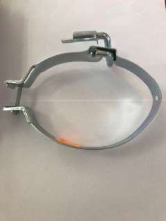 Clamp exhaust fitting to body, ∅95-115mm