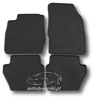 Rubber floor mats set Ford Fiesta (2009-) 