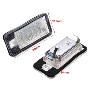 LED License plate light A3/ A4 B7/ A6 C6 / A5 / A8 / Q7, left + right side