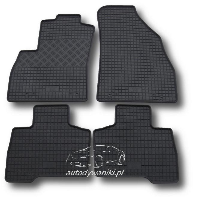Rubber floor mats set Citroen Nemo/ Fiat Fiorino /Peugeot Bipper (2008-)