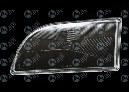 Head lamp glass Ford Transit (1991-1995), left.