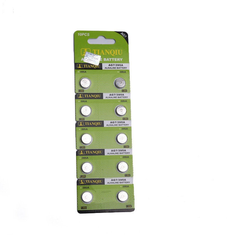 Battery AG7 395A / 399A / LR927 /LR57 Alkaline Cell  1.5V, 1gb. 