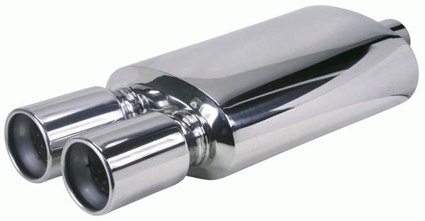 Double end sport muffler