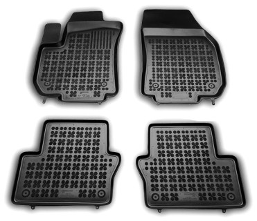 Rubber floor mat  set  Opel Zafira A (1999-2005)/ Zafira B (2005-2011) with edges