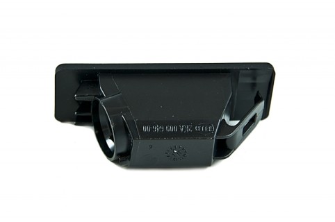 BLACK NUMBER PLATE PLYNTH WITH NUMBER PLATE LIGHTS  NISSAN XTRAIL (2007-2014) ; QUASHQAI (2006-2010)