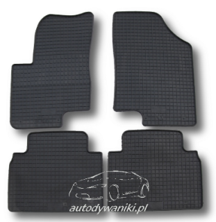 Rubber floor mat set Kia Venga (2010-)