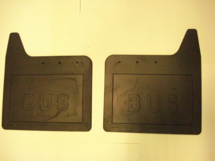Pair of universal rubber mudflaps  BUS