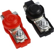 Battery clamp set