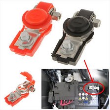 Battery clamp set