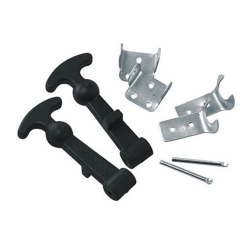 Rubber bonnet hooks