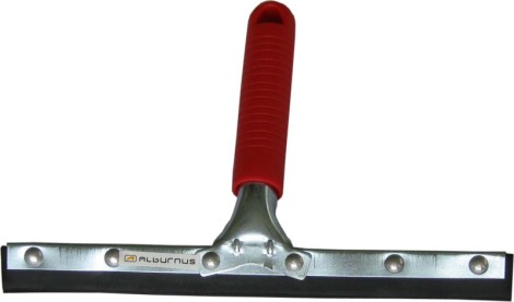 Brush with handle for water removal