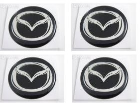 ALLOY WHEEL TRIM CENTRE CAP DECAL LOGO Mazda, diam 60mm