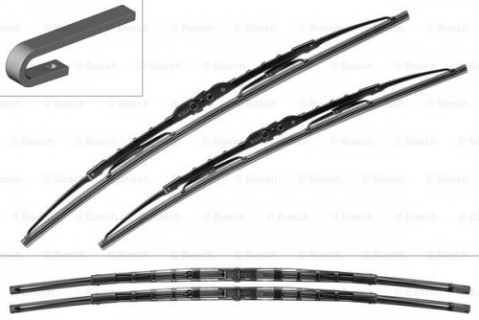 BOSCH wiperblade set for  VW Sharan (1995-2000), 71+71cm