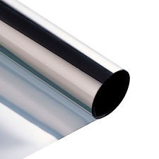 Window film silver 3m X 0,5m(mirror type)