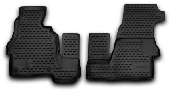 Rubber floor mat set Mercedes-Benz Sprinter (2014-2022) 