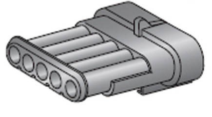 Connection of electric contacts, 5 nests