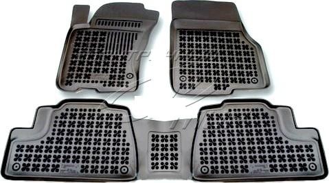 Rubber floor mat set Mercedes-Benz ML-Class W163 (1997-2005) with edges