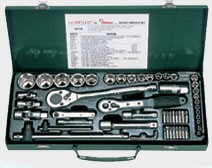 Garage set 1/4" - 3/8" - 1/2", 55pcs.