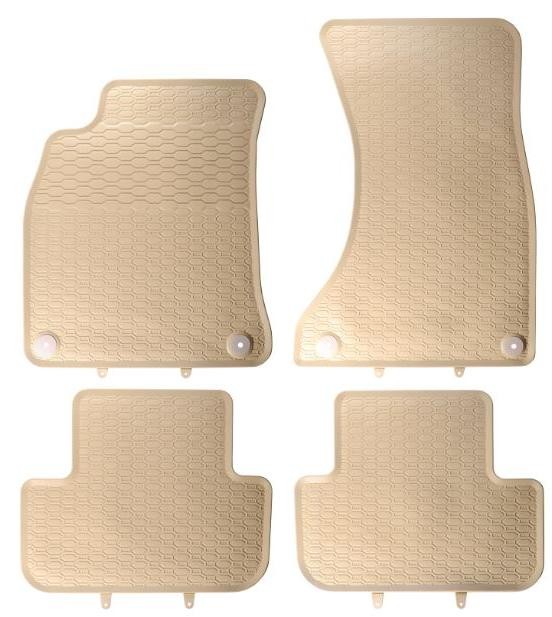Rubber floor mats set Audi A4 B8 (2007-2015)/A4 (2007-2015)