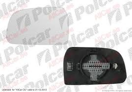 Mirror glass Hyundai Tucson (2004-2009), right
