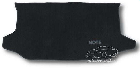 Vinyl trunk mat Nissan Note (2006-)