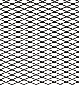 Racing Grill - Medium 6x12 mm - 100x33 cm - Black anodized