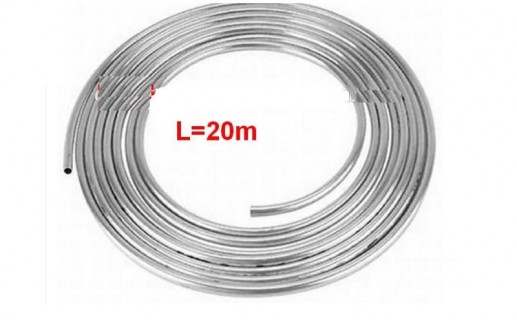 Steel brake system line Ø 3/16" (4.75mm), 20m.