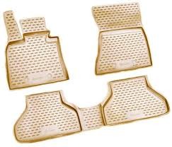 3D Rubber floor mat  set   BMW X6 E71 (2008-2014) with edges 
