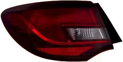 Rear tail light Opel Astra J (2009-), left side 