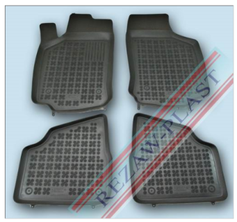 Rubber floor mat  set  Opel Corsa C (2000-2006) with edges