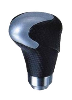 Gearbox knob, silver/black
