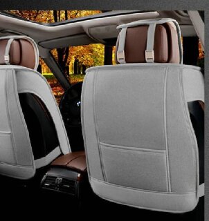 2x Front textile seat covers, universal fit 
