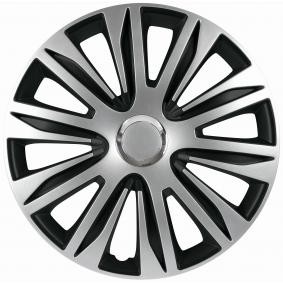 Wheel covers set - NARDO SILVER & BLACK, 16