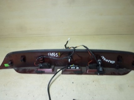 BLACK NUMBER PLATE PLYNTH WITH NUMBER PLATE LIGHTS NISSAN QUASHQAI (2006-2010)