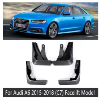 Mud flaps set Audi A6 C7 (2014-2017) / SALOON ONLY