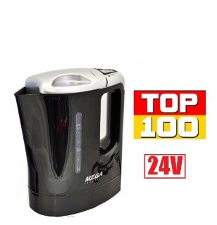ALL RIDE 24V KETTLE 0.8 LITRE 300W BLACK/SILVER