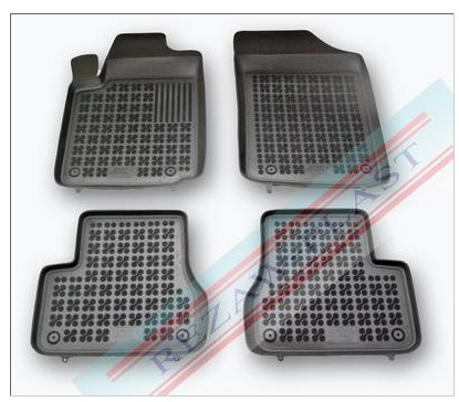 Rubber floor mat set Citroen C3 (2002-2009) with edges