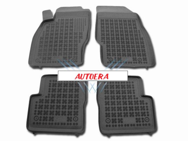 Rubber floor mat  set  Opel Corsa D (2006-2014)/ Corsa E (2014-2022), with edges