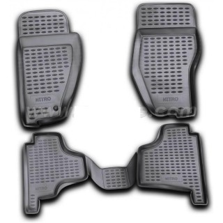 3D Rubber floor mats set Dodge Nitro (2006-2013)